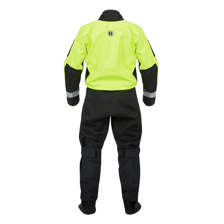 Mustang Survival Mustang Sentinel™ Series Water Rescue Dry Suit - Fluorescent Yellow Green-Black - Large 2 Regular 