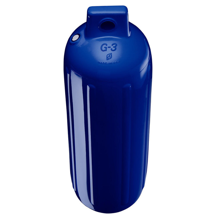 Polyform U.S. Polyform G-3 Twin Eye Fender 5.5" x 19" - Cobalt Blue w/Adapter 