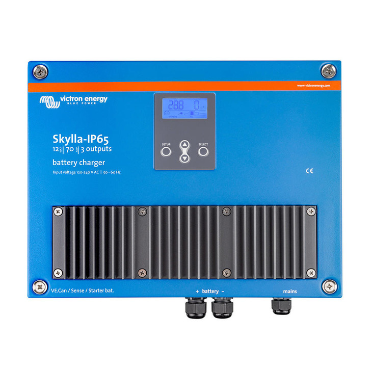 Victron Energy Victron Skylla-IP65 12/70 3-Bank 120-240VAC Battery Charger 