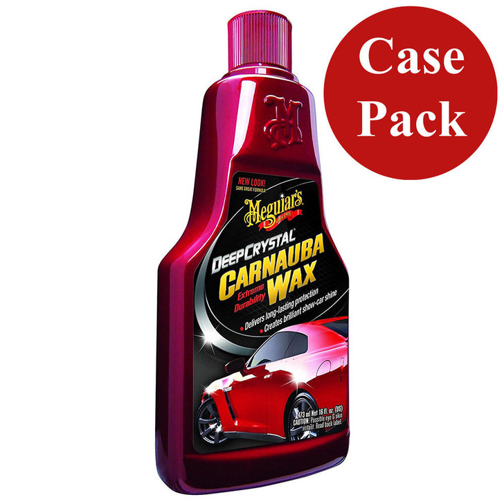  Meguiar's Deep Crystal® Carnauba Wax - 16oz *Case of 6* 