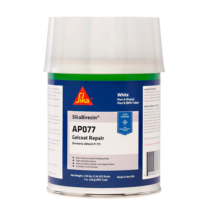  Sika SikaBiresin® AP077 Polyester Fairing Compound Above/Below Waterline - Quart 