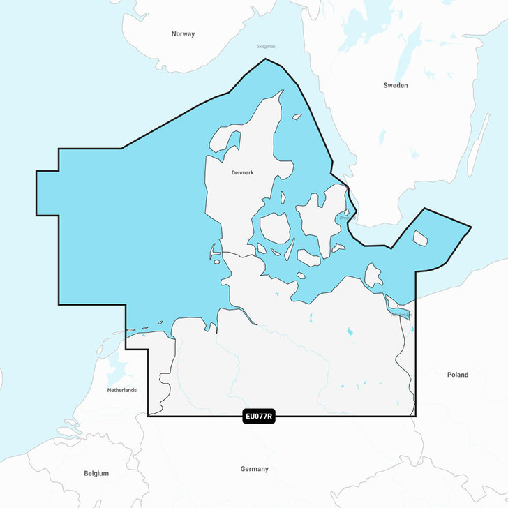  Garmin Navionics Vision+ NVEU077R - Denmark & Germany - Marine Chart 