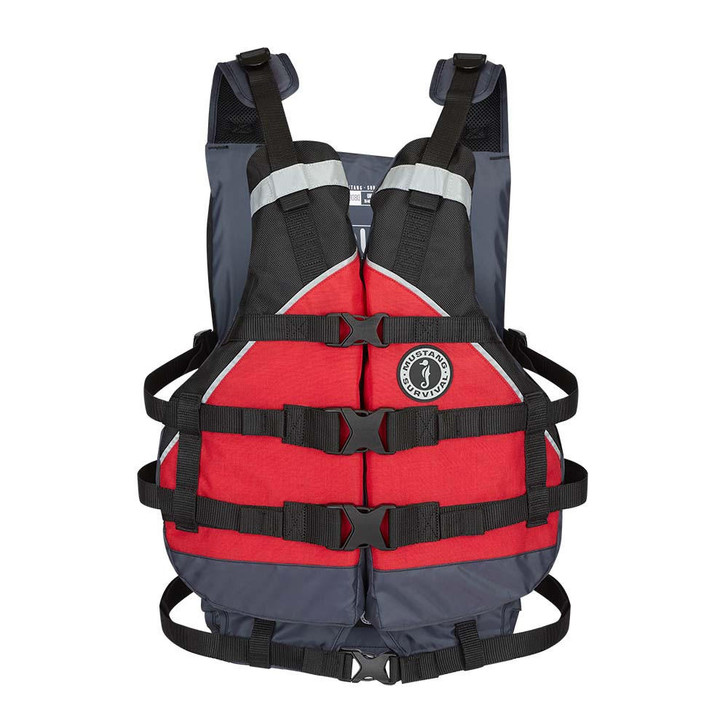 Mustang Survival Mustang Canyon V Foam Vest - Universal Youth - Red/Black 