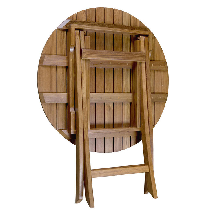  Whitecap Round Slat Table - Teak 