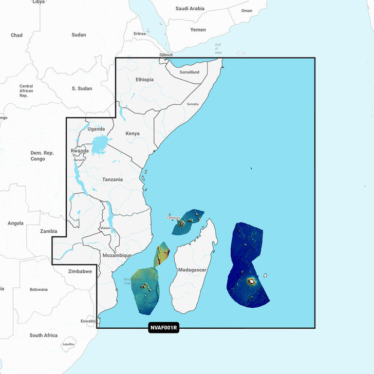  Garmin Navionics Vision+ NVAF001R - Africa, East - Marine Chart 