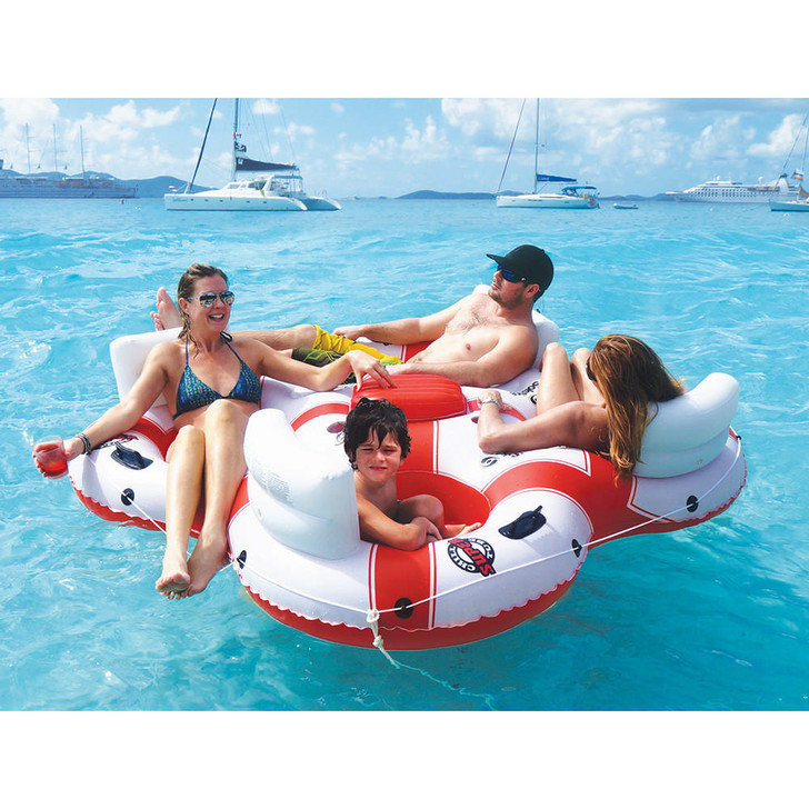  Solstice Watersports Super Chill 4-Person River Tube w/Cooler 