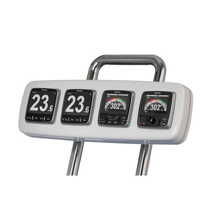  Scanstrut Scanpod Helm Pod 4 Instrument Uncut - Usable Face 4.3" x 19.7" - White 