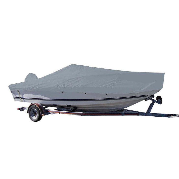 Carver by Covercraft Carver Sun-DURA® Styled-to-Fit Boat Cover f/21.5' V-Hull Center Console Fishing Boat - Grey 