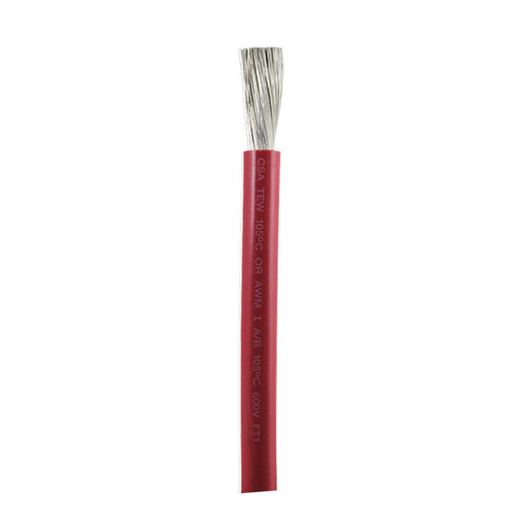  Ancor Red 1/0 AWG Battery Cable - Sold By The Foot 