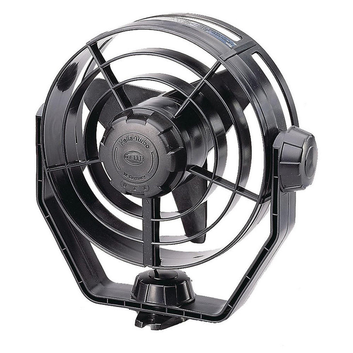  Hella Marine 2-Speed Turbo Fan - 12V - Black 