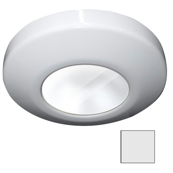 I2Systems Inc i2Systems Profile P1101 2.5W Surface Mount Light - Cool White - White Finish 
