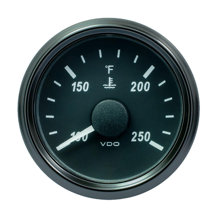  VDO SingleViu 52mm (2-1/16") Water Temperature Gauge - 250°F - 450-30 Ohm 