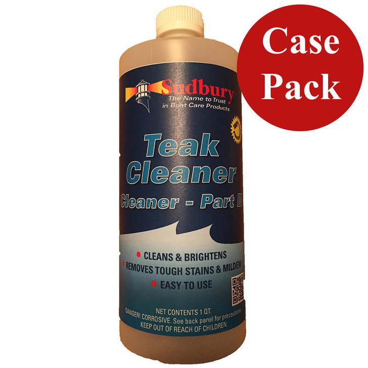  Sudbury Sudbury Teak Cleaner Part B - Quart - *Case of 12* 