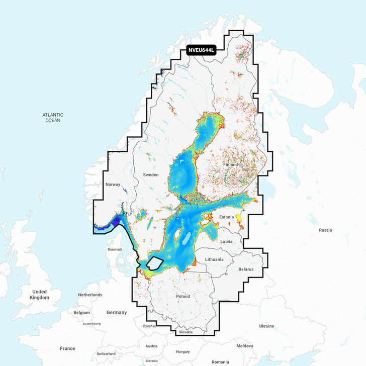  Garmin Navionics Vision+™ NVEU644L Baltic Sea 