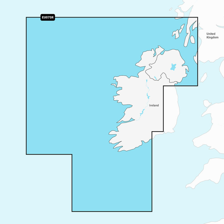  Garmin Navionics+ NSEU075R - Ireland, West Coast - Marine Chart 