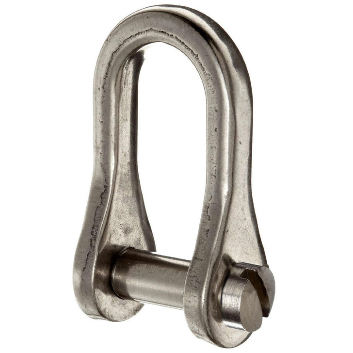  Ronstan Standard Dee Slotted Pin Shackle - 1/4" Pin - 7/8"L x 9/16"W 