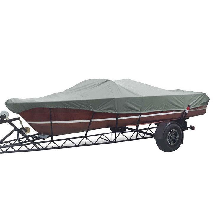 Carver by Covercraft Carver Sun-DURA® Styled-to-Fit Boat Cover f/19.5' Tournament Ski Boats - Grey 