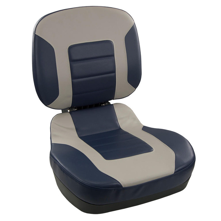Springfield Marine Springfield Fish Pro II Low Back Folding Seat - Navy/Grey 