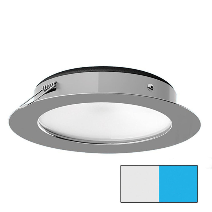 I2Systems Inc i2Systems Apeiron Pro XL A526 - 6W Spring Mount Light - Cool White/Blue - Polished Chrome Finish 