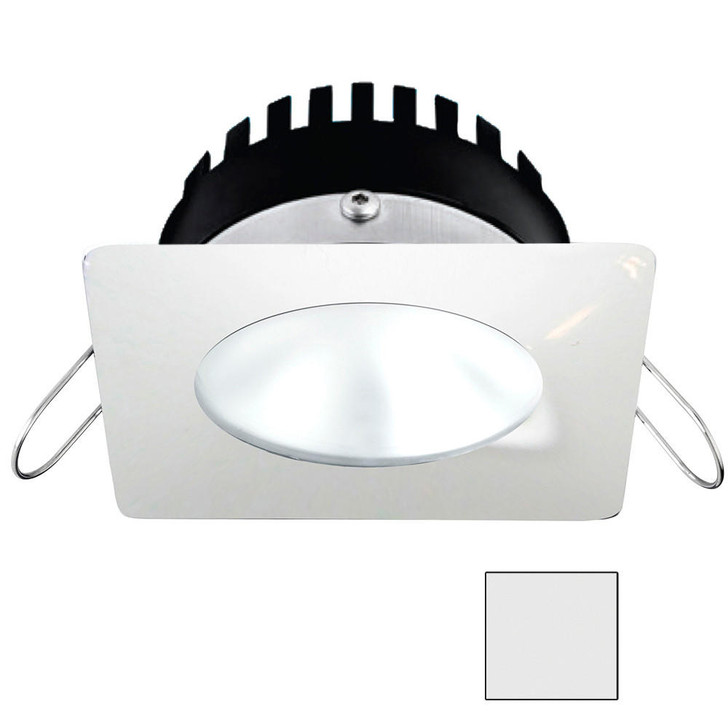 I2Systems Inc i2Systems Apeiron PRO A506 - 6W Spring Mount Light - Square/Round - Cool White - White Finish 