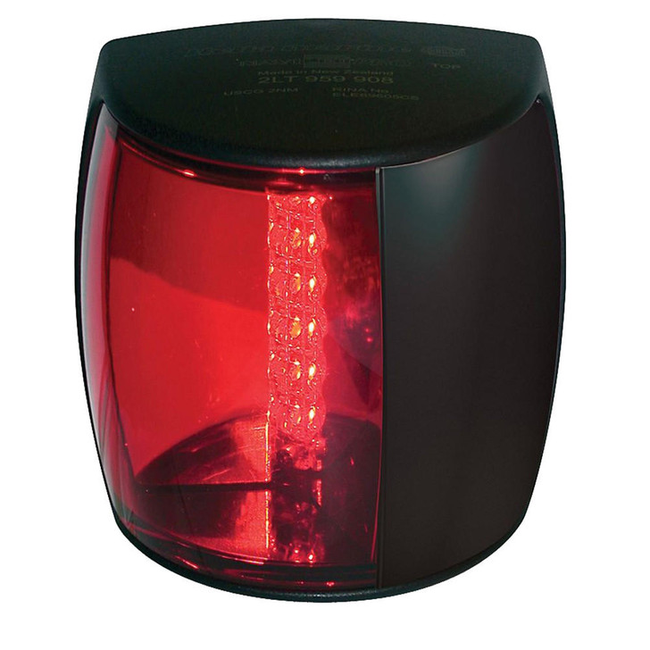  Hella Marine NaviLED PRO Port Navigation Lamp - 3nm - Red Lens/Black Housing 