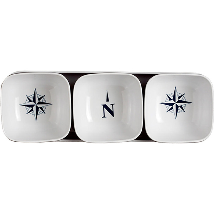  Marine Business Melamine Snack Set - NORTHWIND - Set of 4 