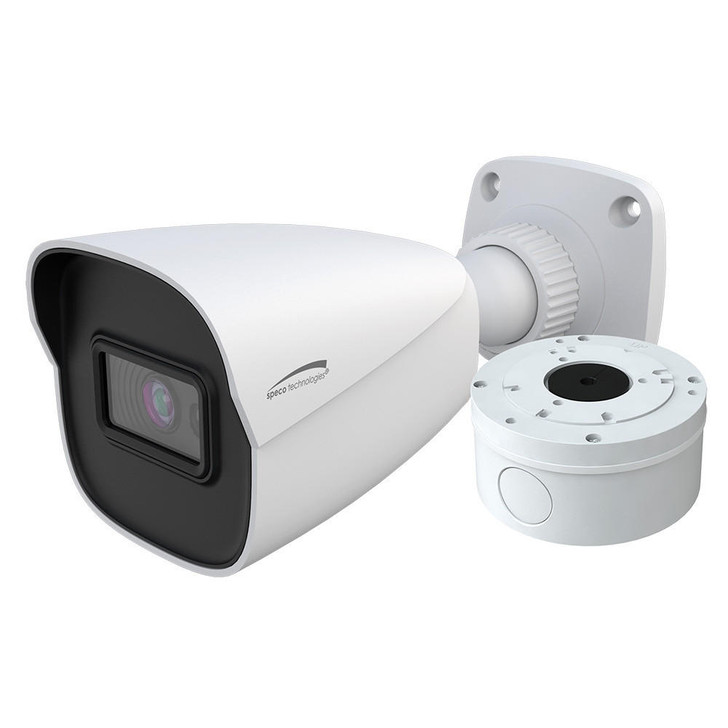 Speco Tech Speco 4MP H.265 AI Bullet IP IR Camera - 2.8mm Lens & Junction Box 