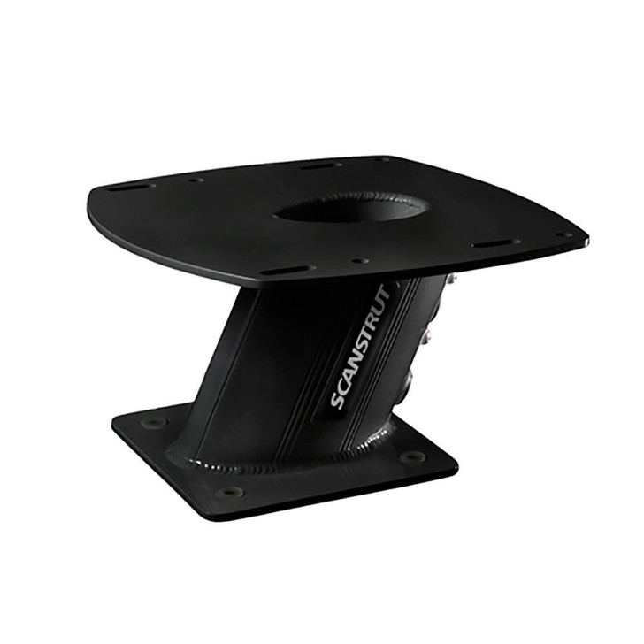  Scanstrut APT-150-01-BLK - Aluminum PowerTower® Radar Mount - 6" Aft Leaning - Black 