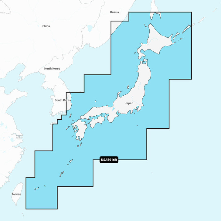  Garmin Navionics+ NSAE016R - Japan Lakes & Coastal - Marine Chart 