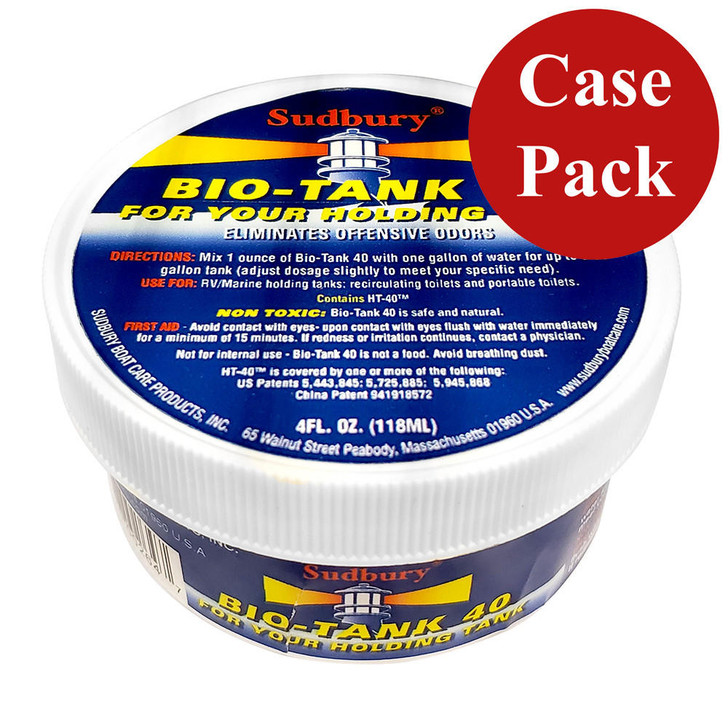  Sudbury Bio-Tank Holding Tank Treatment - 4oz *Case of 12* 