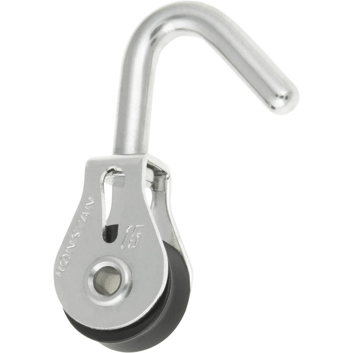  Ronstan Series 15 Ball Bearing Utility Block - Single, Swivel Hook Head 