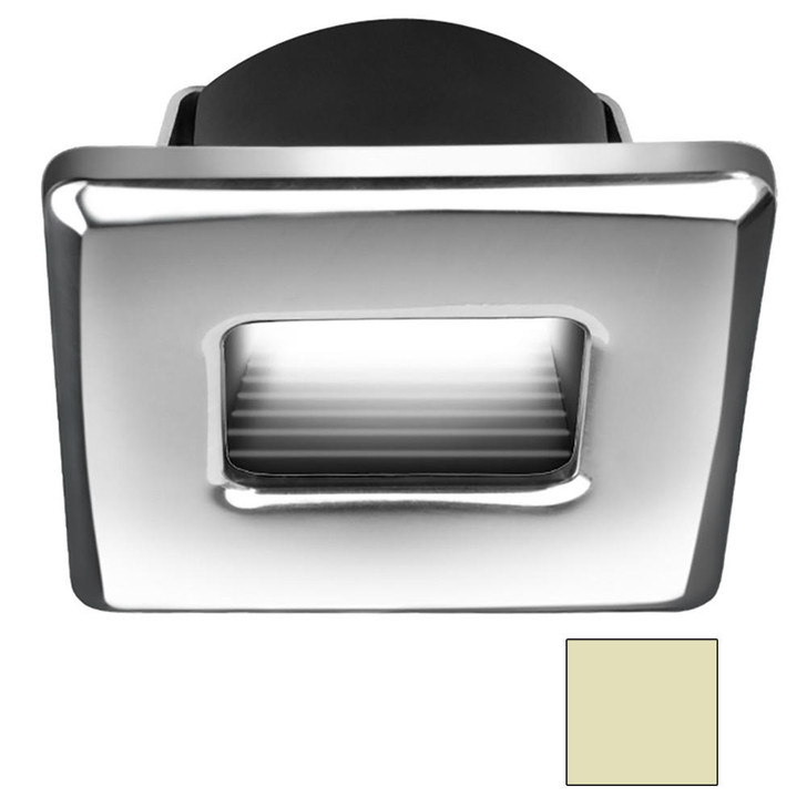 I2Systems Inc i2Systems Ember E1150Z Snap-In - Polished Chrome - Square - Warm White Light 
