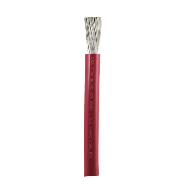  Ancor Red 2/0 AWG Battery Cable - Sold By The Foot 