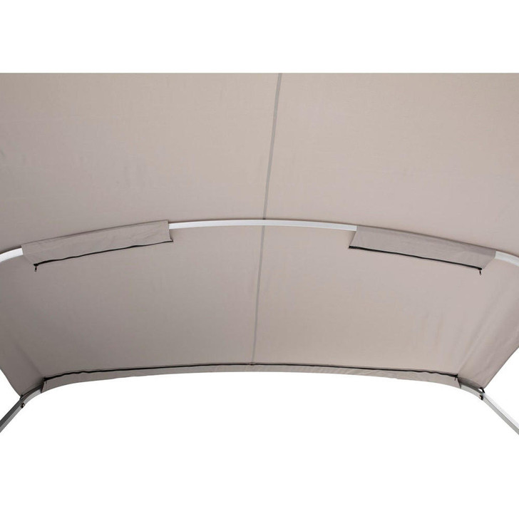  SureShade Power Bimini - Clear Anodized Frame - Grey Fabric 