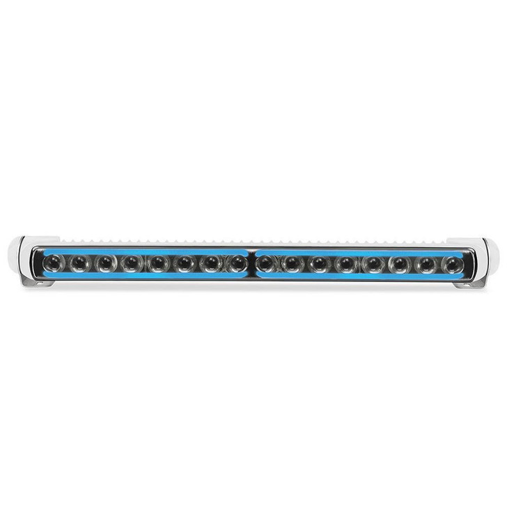  Hella Marine Sea Hawk-470 Pencil Beam Light Bar w/Blue Edge Light & White Housing 