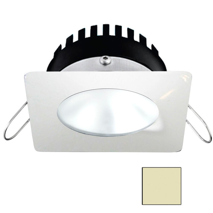 I2Systems Inc i2Systems Apeiron PRO A506 - 6W Spring Mount Light - Square/Round - Warm White - White Finish 