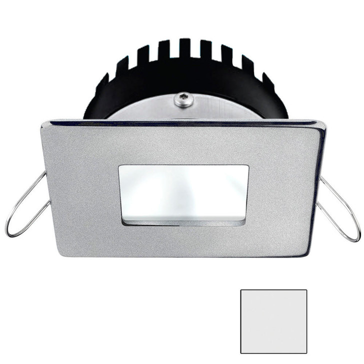 I2Systems Inc i2Systems Apeiron PRO A506 - 6W Spring Mount Light - Square/Square - Cool White - Brushed Nickel Finish 