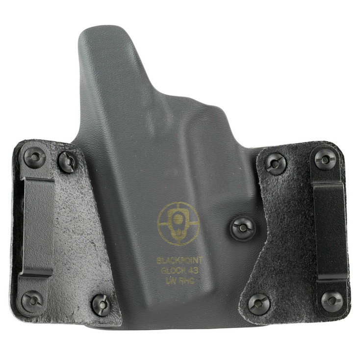 BlackPoint Tactical Blk Pnt Lthr Wing For Glk 43 Rh Blk 