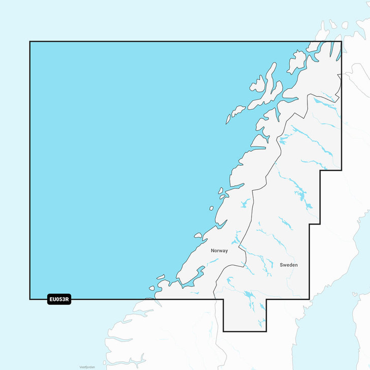  Garmin Navionics+ NSEU053R - Norway, Trondheim to Tromso - Marine Chart 