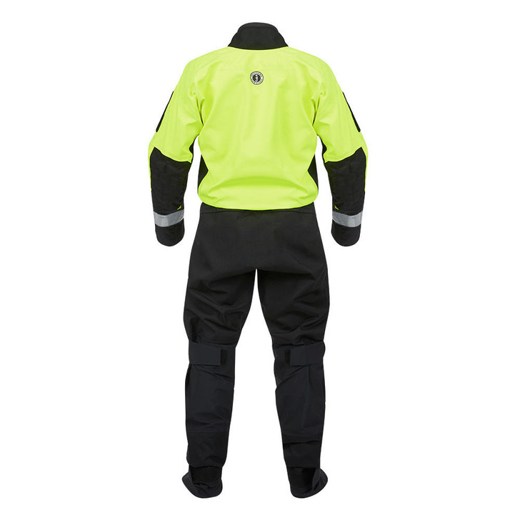 Mustang Survival Mustang Sentinel™ Series Water Rescue Dry Suit - Fluorescent Yellow Green-Black - Large 1 Short 