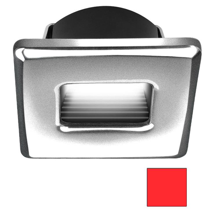 I2Systems Inc i2Systems Ember E1150Z Snap-In - Brushed Nickel - Square - Red Light 