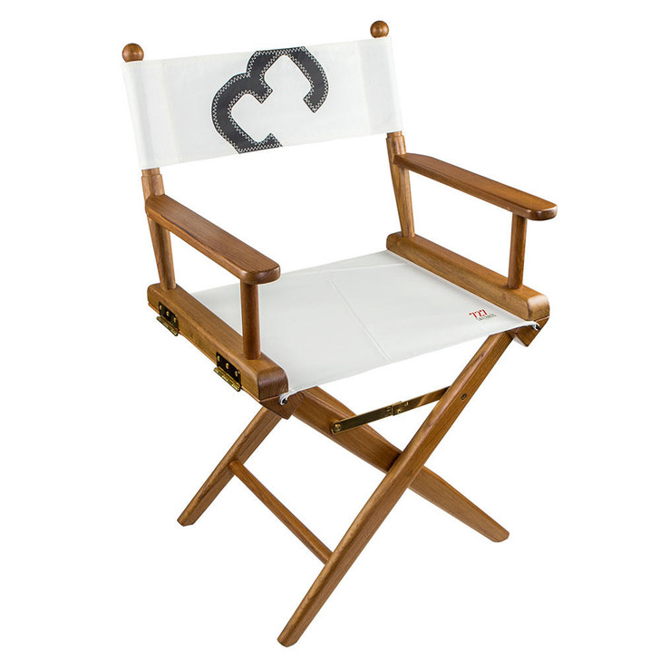  Whitecap Director's Chair w/Sail Cloth Seating - Teak 