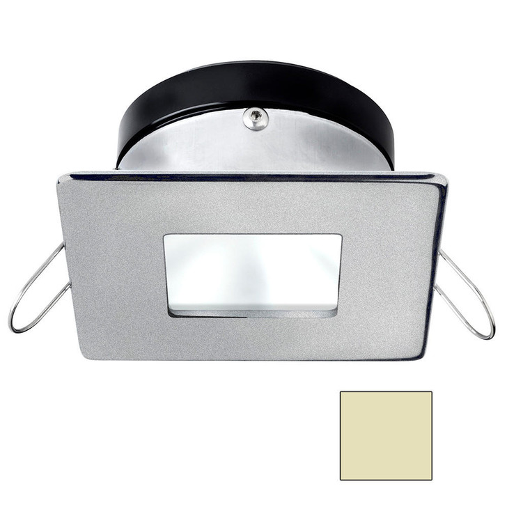 I2Systems Inc i2Systems Apeiron A1110Z - 4.5W Spring Mount Light - Square/Square - Warm White - Brushed Nickel Finish 