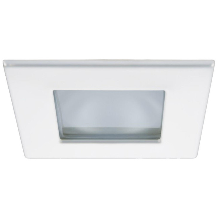  Quick Marina XP Downlight LED - 4W, IP66, Screw Mounted - Square White Bezel, Square Warm White Light 