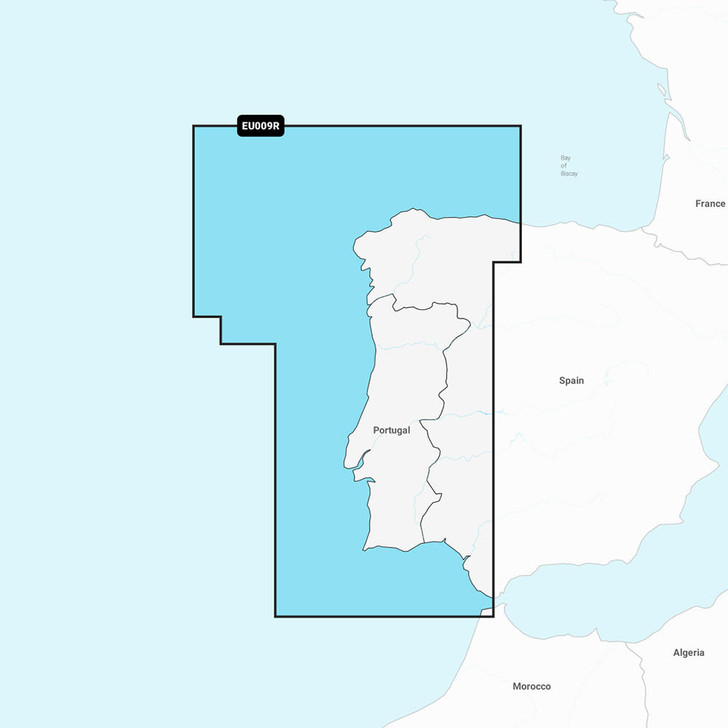  Garmin Navionics+ NSEU009R - Portugal & Spain, Northeast - Marine Chart 