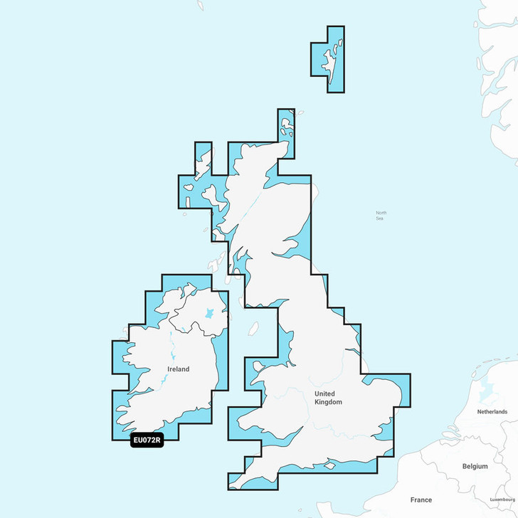 Garmin Navionics Vision+ NVEU072R - U.K. & Ireland Lakes & Rivers - Inland Marine Chart 