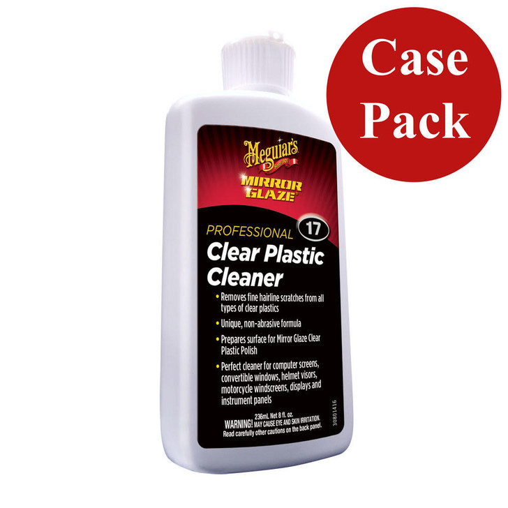  Meguiar's M17 Mirror Glaze® Clear Plastic Cleaner - *Case of 6* 
