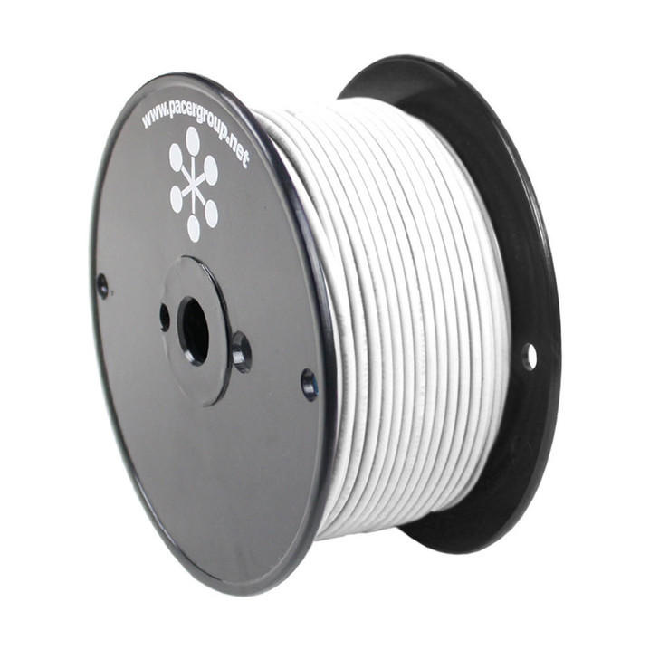 Pacer Group Pacer White 18 AWG Primary Wire - 250' 