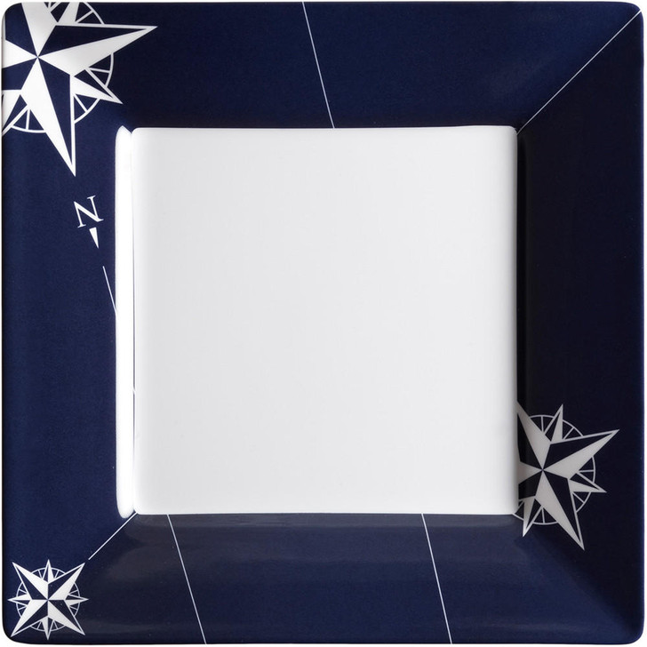  Marine Business Melamine Square Dessert Plate - NORTHWIND - 8.2" Set of 6 