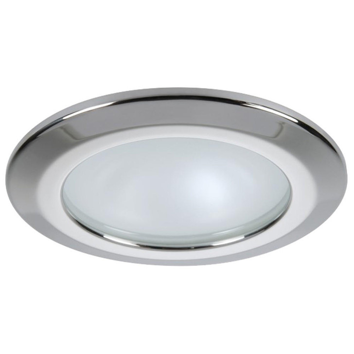  Quick Kor XP Downlight LED - 6W, IP66, Screw Mounted - Round Stainless Bezel, Round Daylight Light 